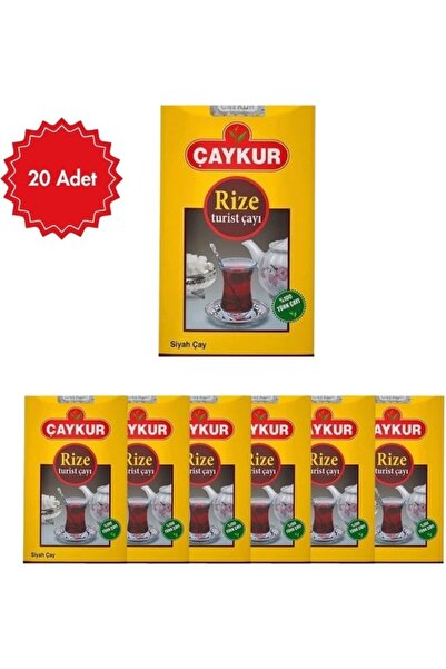 Çaykur Rize Turist Çayı x 20 Adet - Geleneksel Siyah Çay, Yoğun Dem ve Lezzet
