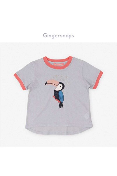 Gingersnaps Parrot Print Girls' T-Shirt