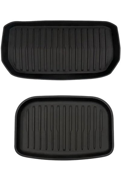 TESLA MODEL Y İÇİN UYUMLU ÖN VE ARKA BAGAJ İÇİ PASPAS TAKIMI 2 PARÇA