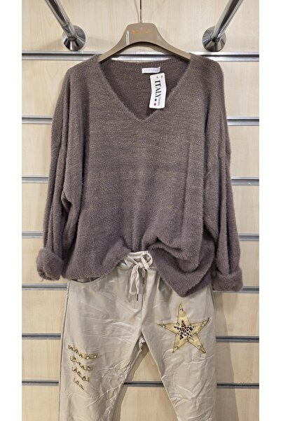 Park Moda Italian Sweater Silvery Knitted Wool