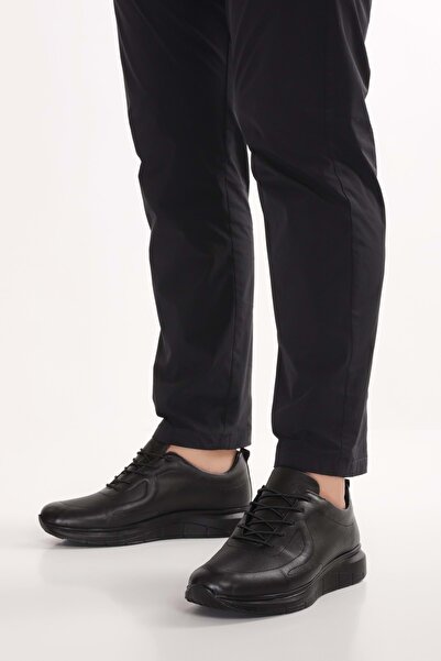 Gondol Чоловічі легкі зручні повсякденні туфлі af.3659 Чорні