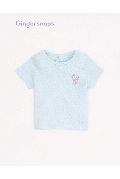 Gingersnaps Baby Girls' Embroidered OcT-shirtus T-Shirt