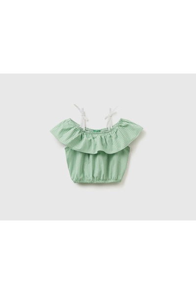 United Colors of Benetton Girls Ruffled Strap Top