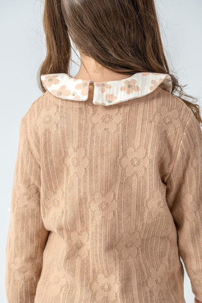 kinderos Girl's 3-Piece Set with Bow Pocket Detail - 26K 4497