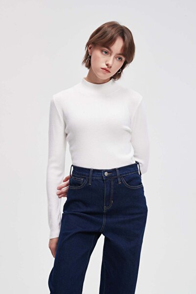 menta Plain Woven Top with Long Sleeves