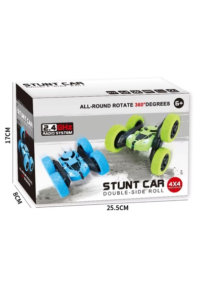 BLUEST SHOP Uzaktan Kumandalı Şarjlı Çok Yönlü Tekerlekli Dublör Akrobat Kırı...