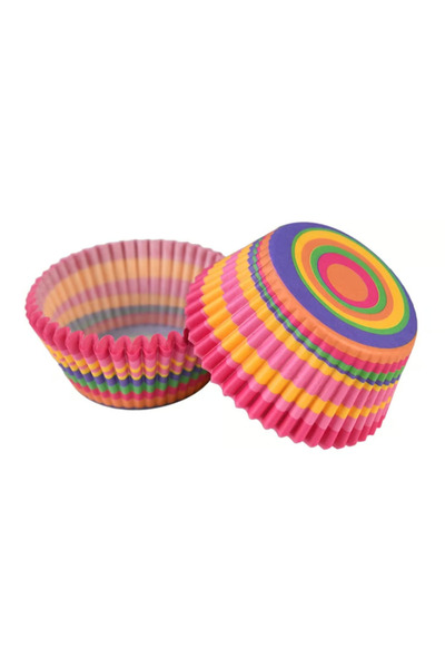 Cesiro Paper cupcake liners, 100 pcs, Multicolor