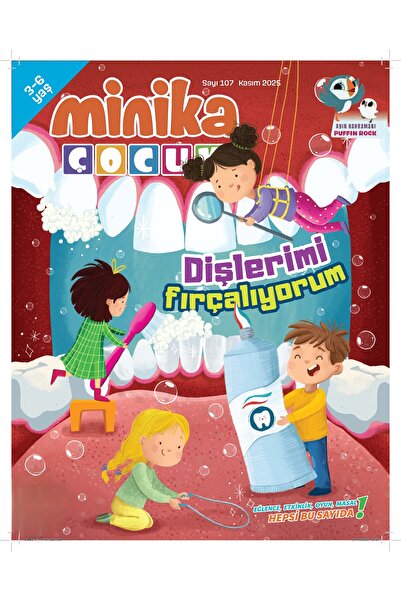 Turkuvaz Dergi Minika Çocuk Dergi Kasım 2025 (3-6 yaş)