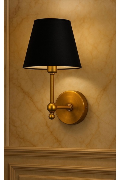 Mon Chevalon Prestij Pilli Aplik Duvar Aplik 4000K Warm White Gün Işığı Krem Şapkalı