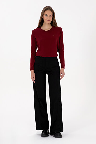 U.S. Polo Assn. Kadın Bordo Basic Kazak 50313621-VR014