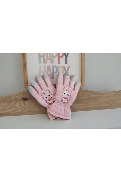 Monkabox Pachet de pisică mănuși impermeabile pentru fete - MĂNUȘI de zăpadă 9-15 ani