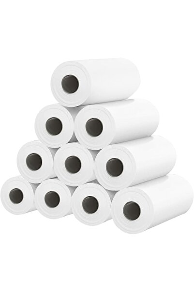 RASK Set de 10 role de hârtie termică, RASK, pentru camere foto cu imprimare ...