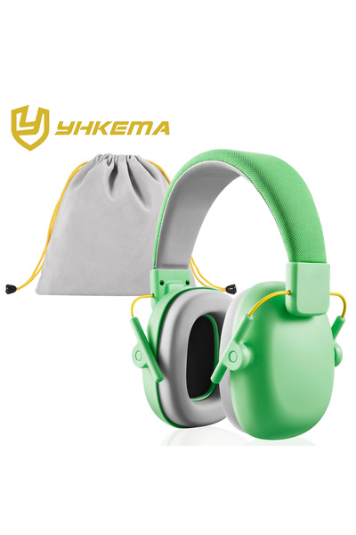 Choice سدادات أذن خضراء مضادة للضوضاء لحماية أذن الأطفال وسماعات رأس للنوم وس...