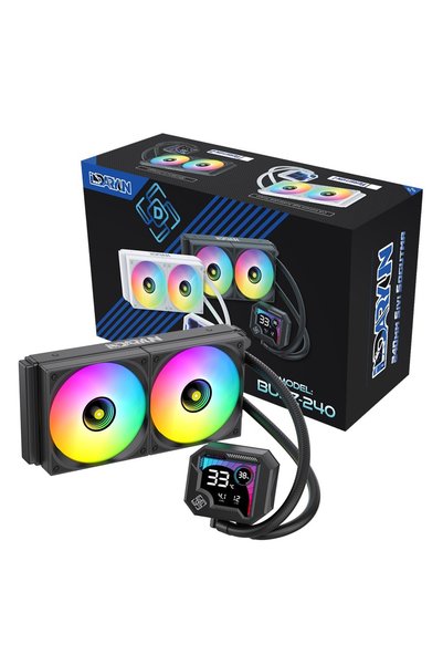 DARYUN Buzz-V2 240mm Black Argb New Generation High Performance Liquid Cooling with Temperature Display