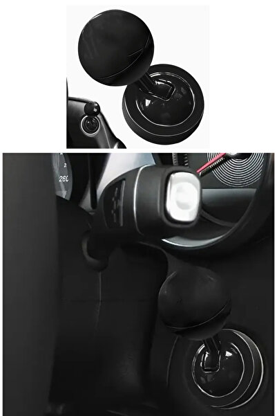 Midkan غطاء تشغيل وإيقاف تلقائي للمحرك، زر تحكم بحركة واحدة لبدء وإيقاف المحرك، أسود اللون