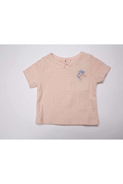 Gingersnaps Embroidered Rose Baby T-Shirt