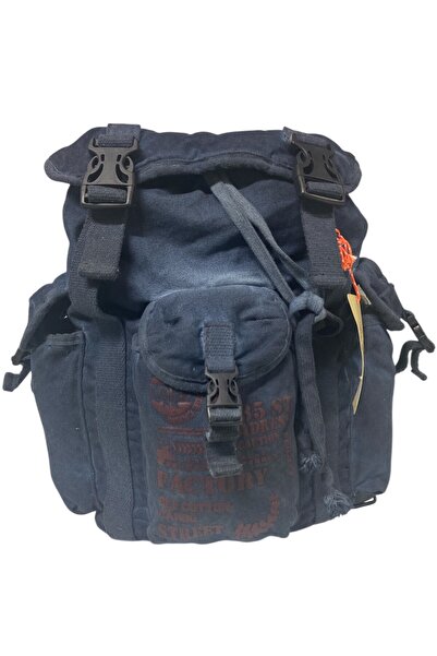 Old Cotton High Quality Single Compartment Vintage Design Unisex Backpack Daily School Trip Camping Trekking Bag Kc Octopus Bag