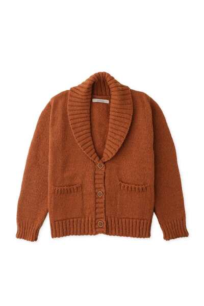 Gingersnaps كارديجان محبوك للبنات مع جيوب أمامية