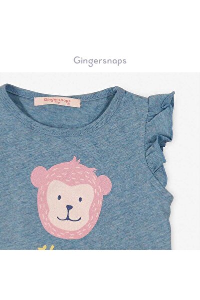 Gingersnaps Printed Monkey T-Shirt