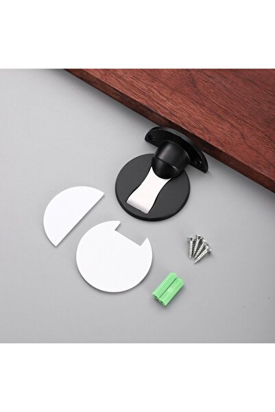 Choice3 6.6 6.0 3.4 سم أسود - قطعة واحدة من سدادة الباب المغناطيسية غير المرئ...