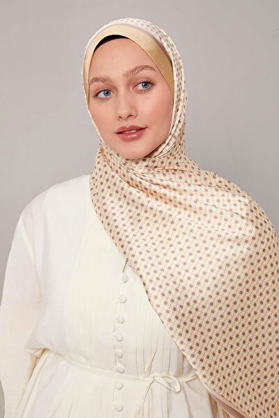 Levidor Gold Halkalı Benek Desen Angel Şal