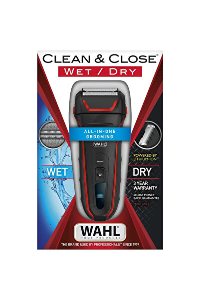 Wahl Clean and Close All-in-One Grooming Men's Wet/Dry Rechargeable Shaver