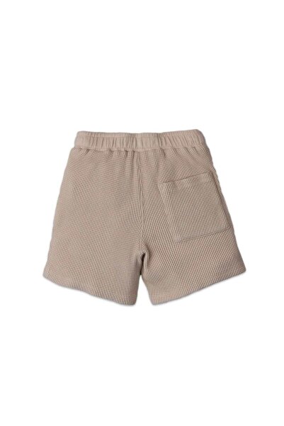 Gingersnaps Ribbed Side-Pocket Drawstring Shorts