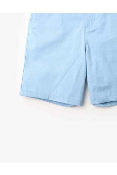 Gingersnaps Solid Side-Pocket Shorts