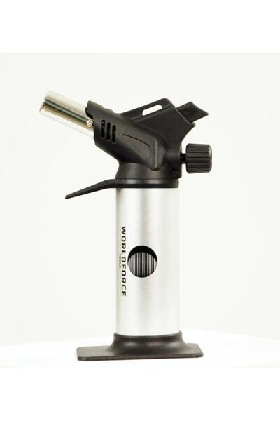 Genel Markalar Profesyonel Jet Pürmüz Kamp Çakmağı Çift Üflemeli 1300+ Isı Ür...