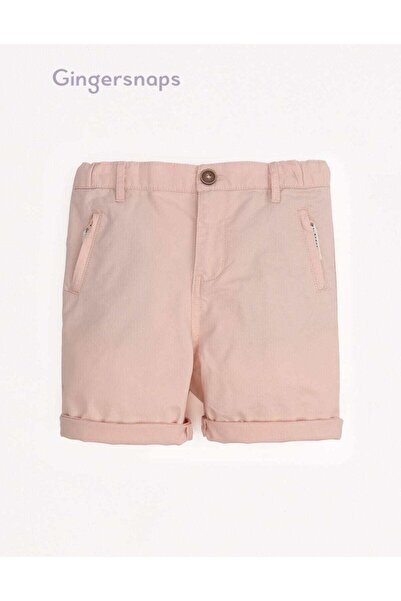 Gingersnaps Solid Side-Pocket Shorts
