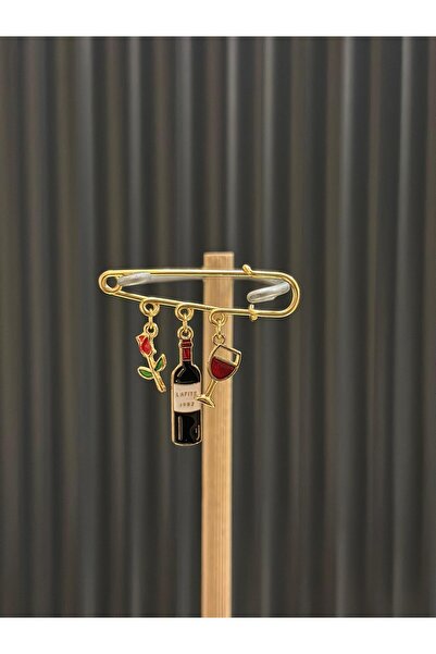 Bekraft Charm'lı İğne - İskoç İğnesi - Broş