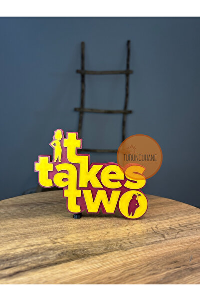 TURUNCUHANE İt Takes Two May Cody Logo Masaüstü Dekor Figür Hediyelik Playsta...