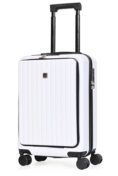 MORANO Murano airplane cabin suitcase featuring four 20-inch spinner wheels and a TSA lock