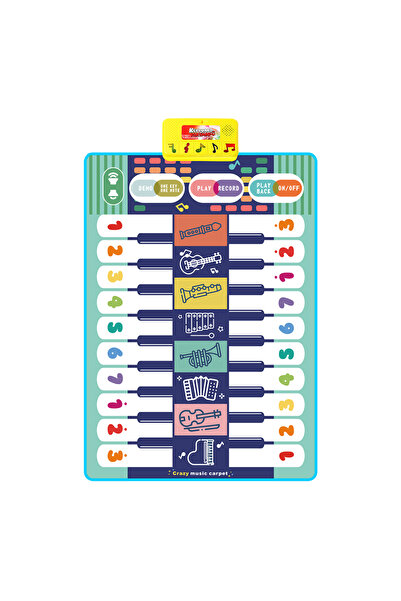 Choice1 سجادة بيانو موسيقية للأطفال مقاس 118 × 78 سم، سجادة لعب ثنائية للوحة ...