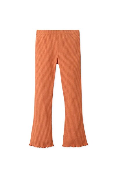 Gingersnaps Girls Solid Ribbed Long Leggings