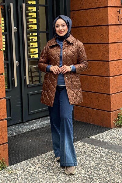 Moodbasic Kapitone Mont MB15.167 Fındık