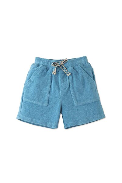 Gingersnaps Boys Solid Side-Pocket Drawstring Shorts