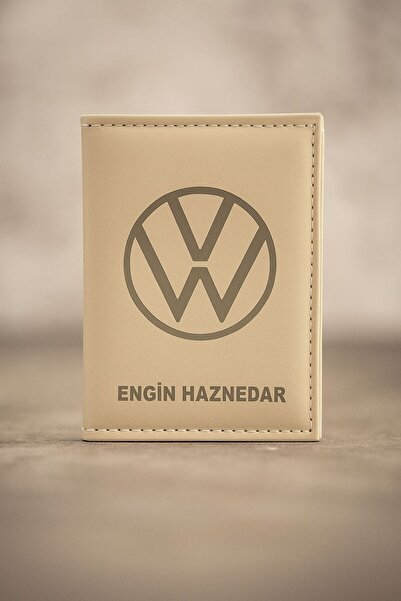 Steliza İsme Özel Araba Logo Baskılı Hediyelik Oto Motor Ruhsat Kılıf Kabı Cü...