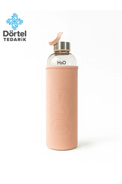 Tohana H2O Glass Flask with Leather Cover 500 ml