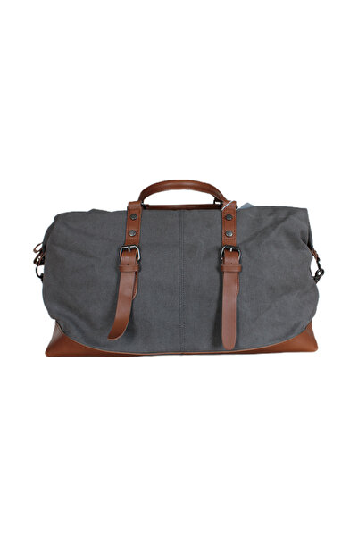 Suat Saraç El Omuz Çapraz Kanvas Kumaş Unisex Seyahat Çantası