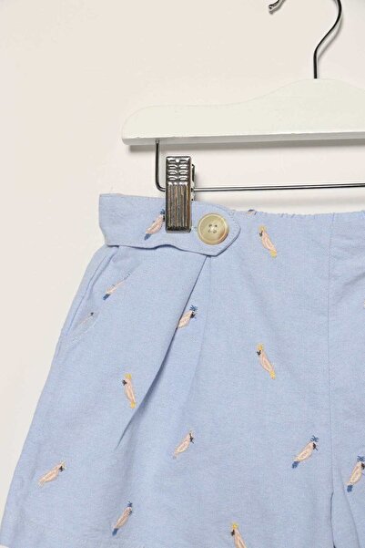 Gingersnaps Girls Printed Side-Pocket Shorts