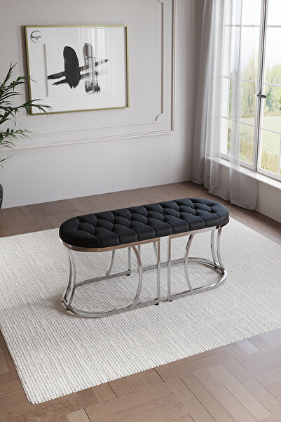 BY ORHAN GÜZEL SELENİT LÜKS PUF BENCH BANK 45*110