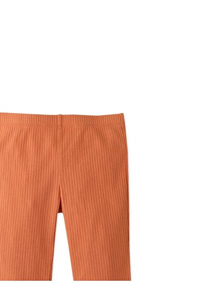 Gingersnaps Girls Solid Ribbed Long Leggings