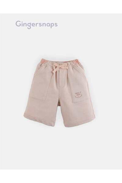 Gingersnaps Solid Side-Printed Shorts