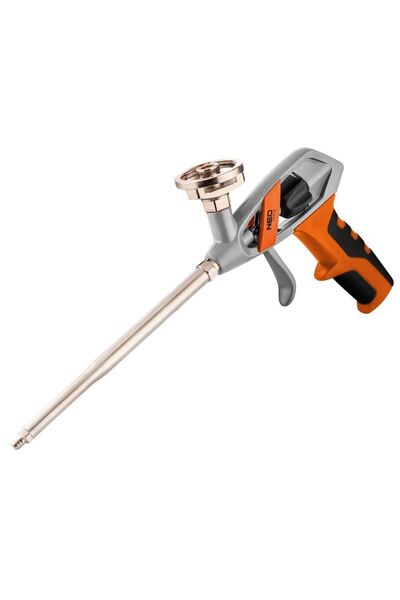 NEO Teflon-coated foam applicator gun, aluminum, two-material handle,