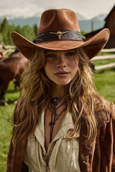 LAGRANZE Western Eclipse Unisex Cowboy Hat