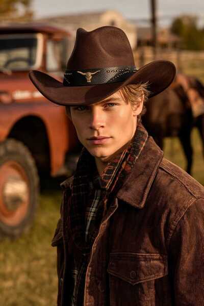 LAGRANZE Western Eclipse Unisex Cowboy Hat