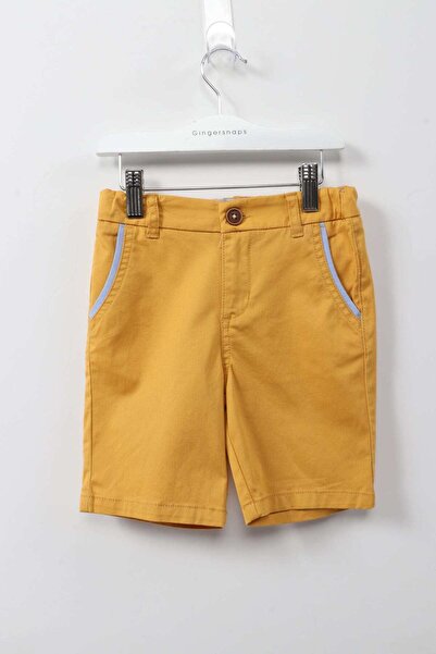Gingersnaps Boys Solid Side-Pocket Shorts