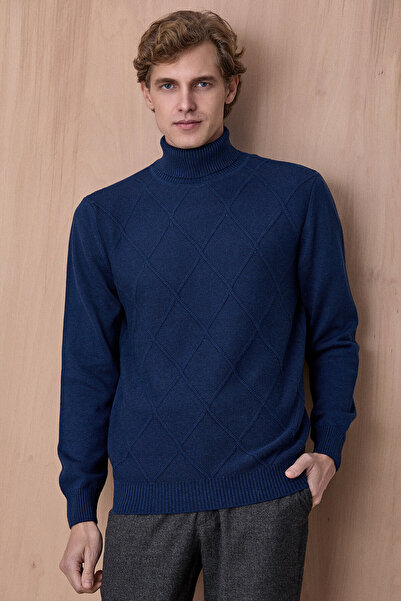 SMILE ديكسون كويك إنديجو 100% قطن تريكو برقبة دائرية