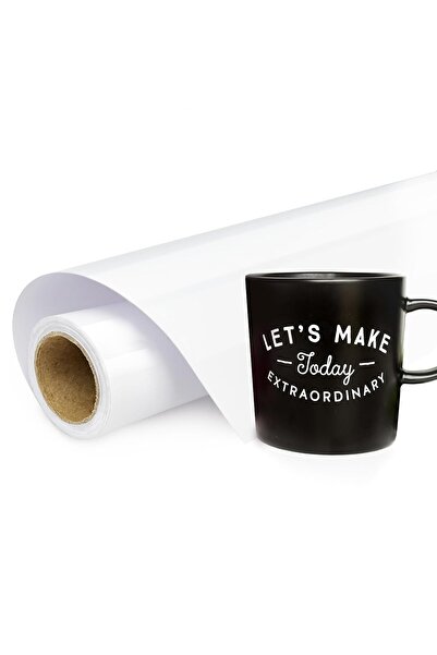 ALAYRA International ALAYRA Glossy White Adhesive Vinyl Roll - 40 x 300 cm (Set of 3)